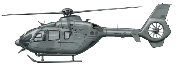 H135M / EC365 profile drawing