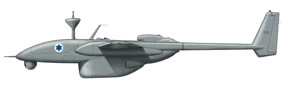 IAI Heron profile drawing