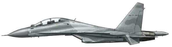 J-16 Qianlong profile drawing