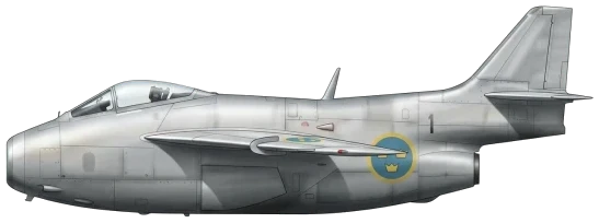 J-29 Tunnan profile drawing