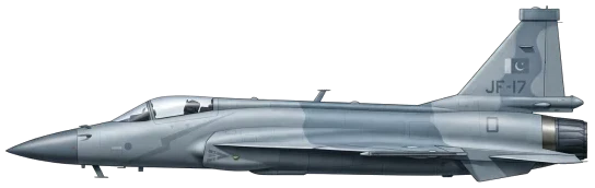 JF-17 Thunder profile drawing