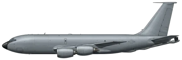 KC-135 Stratotanker profile drawing