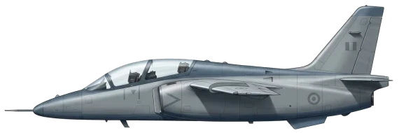 Aermacchi M-345 profile drawing