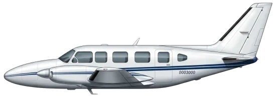 PA-31 Navajo profile drawing