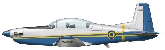 PC-7 Turbo Trainer profile drawing