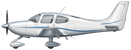 Cirrus SR22 profile drawing