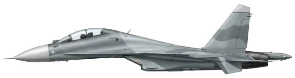 Su-30 Flanker-C profile drawing