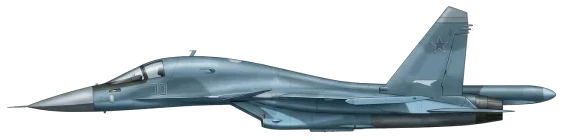Su-34 Fullback profile drawing