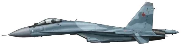 Su-35 Flanker-E profile drawing