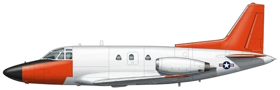 T-39 Sabreliner profile drawing