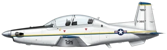 T-6 Texan II profile drawing