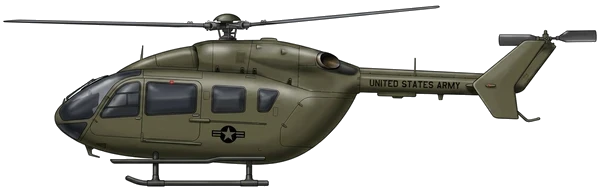 UH-72 Lakota profile drawing