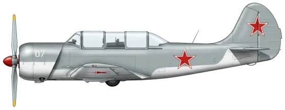 Yak-52 profile drawing