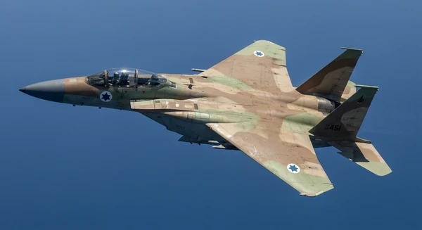 McDonnell Douglas F-15I Ra'am combat aircraft in flight