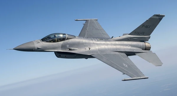 Lockheed Martin F-16V Viper combat aircraft in flight