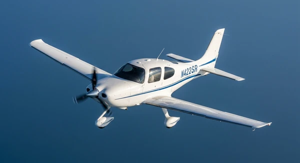 Cirrus SR22 military special mission aircraft in flight