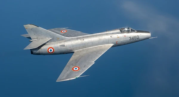 Dassault Super Mystère B2 combat aircraft in flight