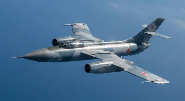Yakovlev Yak-28 Brewer / Firebar combat aircraft in flight
