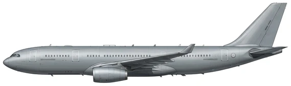 Airbus A330 MRTT Transport profile drawing