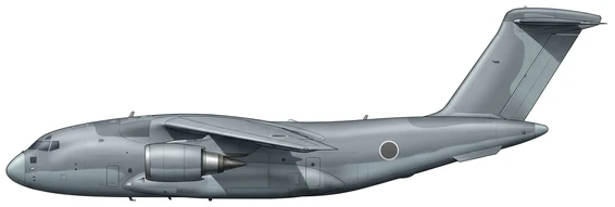 Kawasaki Aerospace Kawasaki C-2 profile drawing