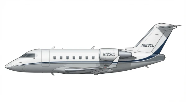Profile of CL-600 Challenger