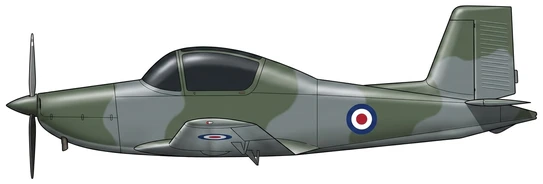 Pacific Aerospace CT/4 Airtrainer Training profile drawing