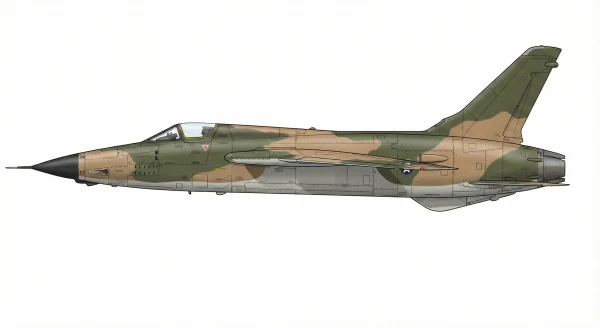 Profile of F-105 Thunderchief