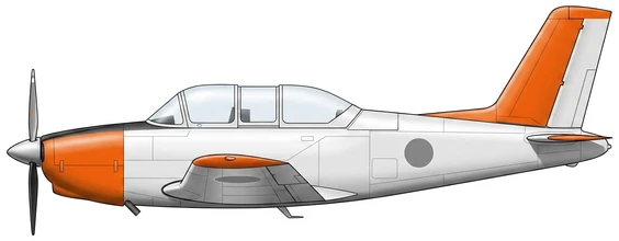 Fuji Fuji T-7 Training profile drawing