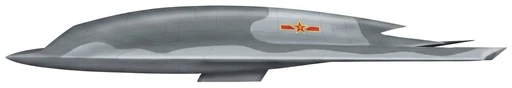 Hongdu GJ-11 Sharp Sword military drones side profile drawing