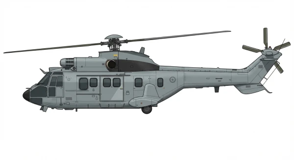 Profile of H215M / AS532 Cougar
