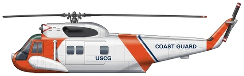 Sikorsky HH-52 Seaguard profile drawing