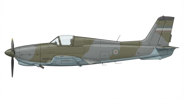 Profile drawing of SOKO J-20 Kraguj