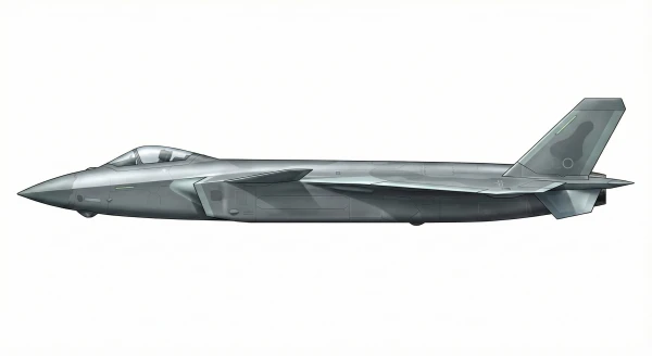 Profile of J-20 Mighty Dragon