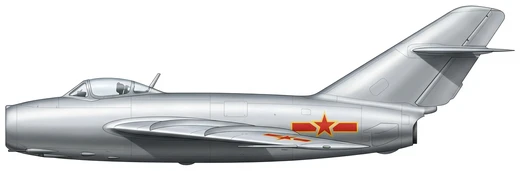 Shenyang J-5 Fresco Combat profile drawing