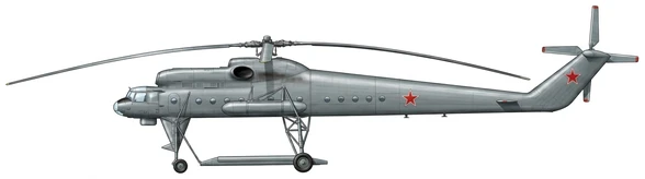 Mil Mi-10 profile drawing