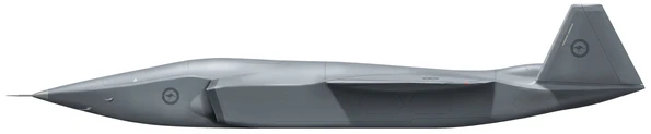 Boeing MQ-28 Ghost Bat profile drawing