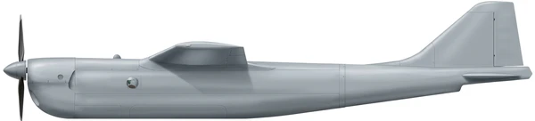 STC Orlan-10 military drones side profile drawing