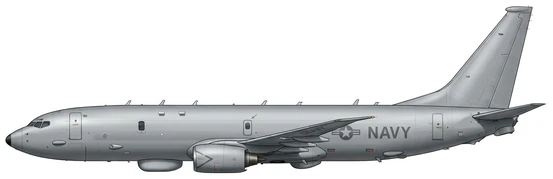 Boeing P-8 Poseidon Other profile drawing