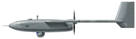 Korean Air RQ-101 Night Intruder profile drawing