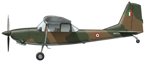 SIAI-Marchetti SM.1019 Combat profile drawing
