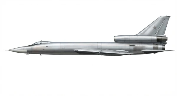 Profile drawing of Tupolev Tu-22 Blinder
