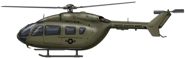 Airbus Helicopters UH-72 Lakota Helicopter profile drawing