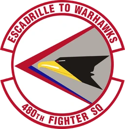 480th Fighter Squadron emblem