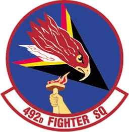 492nd Fighter Squadron emblem
