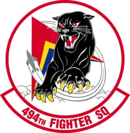 494th Fighter Squadron emblem