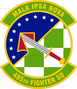 495th Fighter Squadron emblem