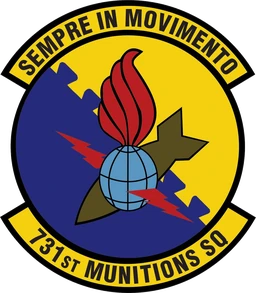 731st Munitions Squadron emblem