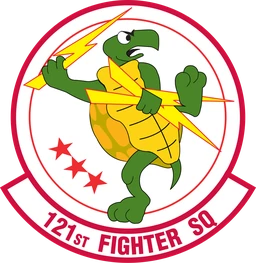 121st Fighter Squadron emblem