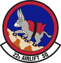 22nd Airlift Squadron emblem