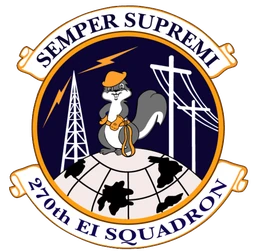 270th Engineering Installation Squadron emblem